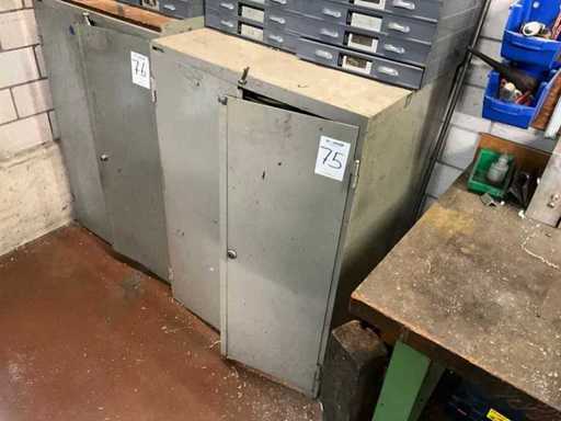 Cabinet with various tools