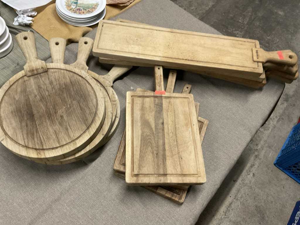 houten serveerplanken (12x)