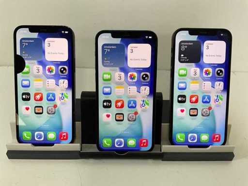 Apple iPhone 12 - 128GB - Negru (3x)