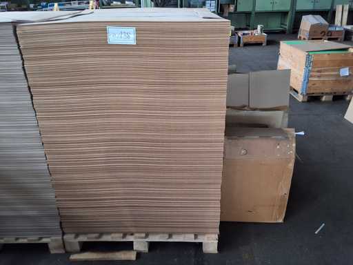   Pallet with cardboard boxes