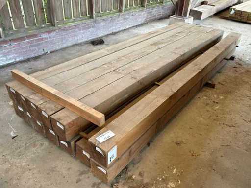 Wooden beams 3100x150x150mm (13x)