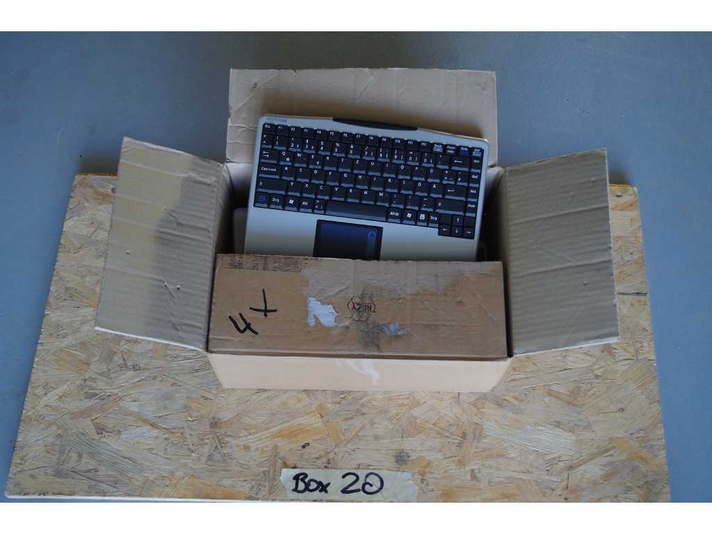 4x draadloos toetsenbord