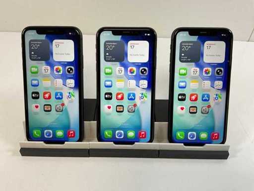 Apple iPhone 11 - 64GB - Negru (3x)