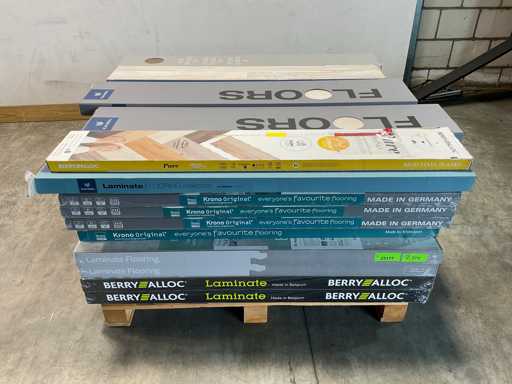 Laminaat – diverse soorten, ca. 100m²