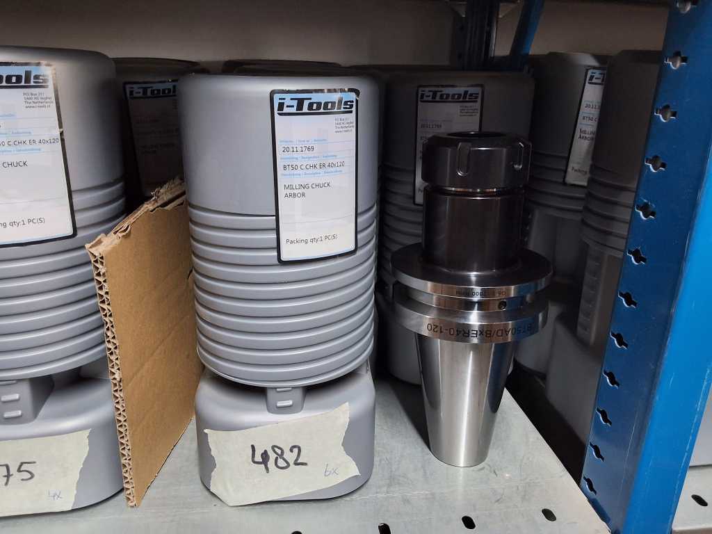 I-Tools - Collet chuck ER - Milling tool ISO50 BT50 - (6x)