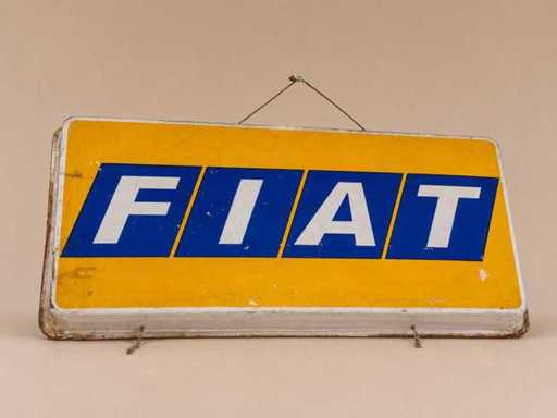 Panneau publicitaire Fiat