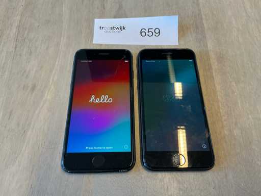 Apple Iphone SE (2. generacji, 64/128 GB) Telefon komórkowy (2x)