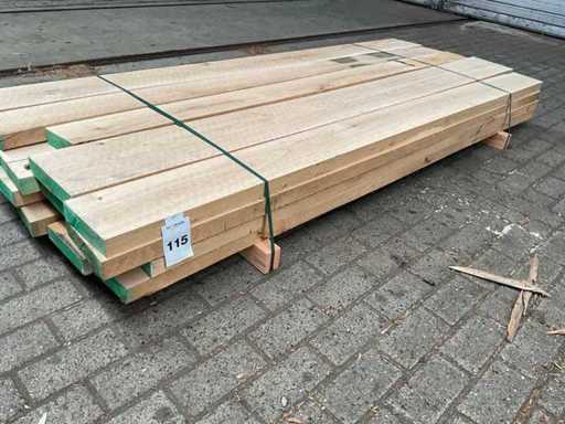 Europees Eiken voorgeschaafd op 45 mm ca. 0,5 m³ 