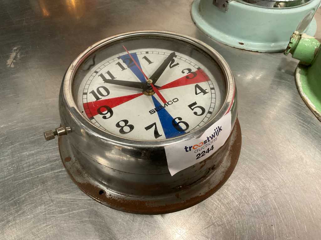 Semco Vintage navy clock