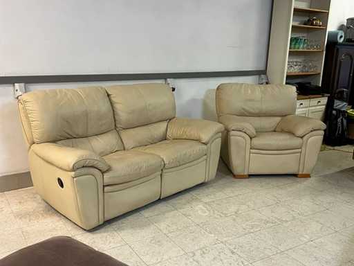 Zetelset (2-zits bank + fauteuil)