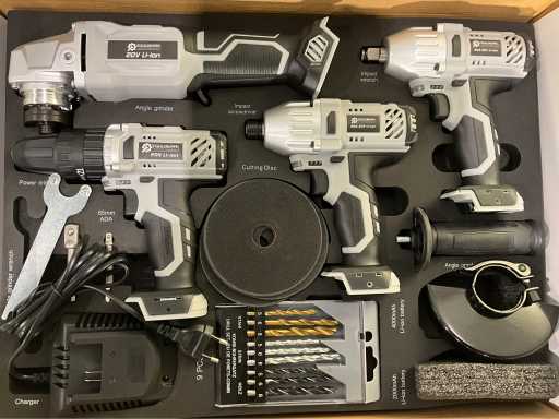 Stahlgruppe Multi-tool 4 în 1 combo set cu șuruburi