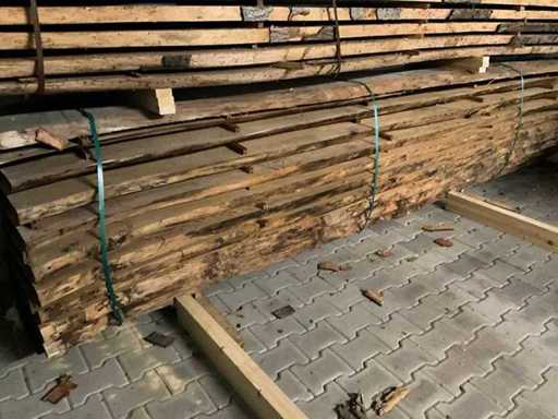 Silver fir block / 6.00m/ diameter 58cm.  / sawn in 55mm / 9 planks / dry air-dried