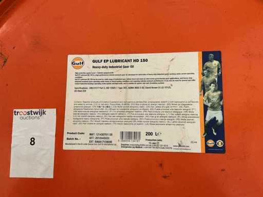 Gulf, EP Lubricant HD 150 Öl/Fassung 200 Liter