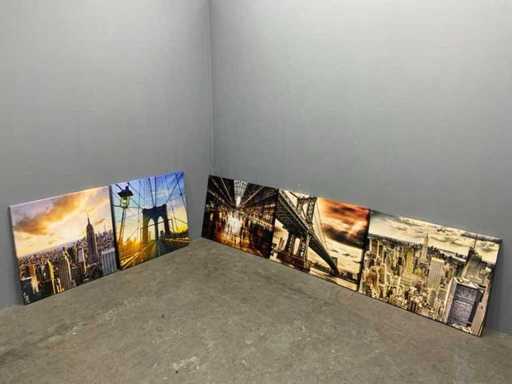 Ladung Fotos auf Leinwand