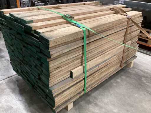 Elm elm European planed / boards edged on 4 sides / max 1.85m long / max width board 21cm / thickness board 30mm / dry air-dried