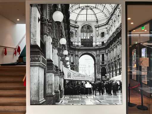 Verlichte Canvas "Galleria Vittorio Emanuele II"