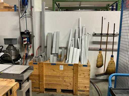 Grondstoffen aluminium profielafslagen