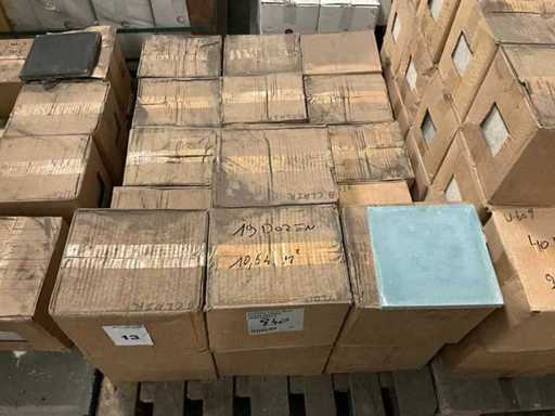 Piastrelle per pavimento in cemento colorato