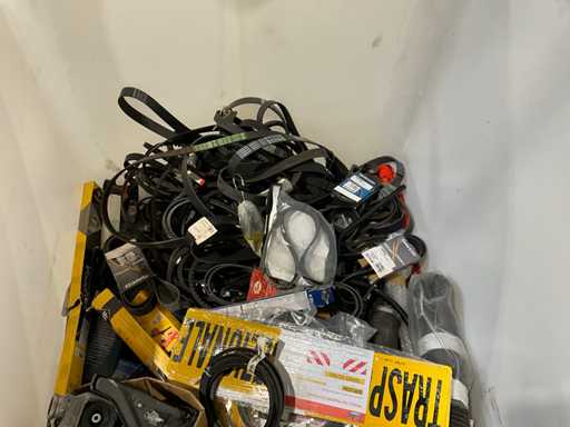 Gemengde partij band met container