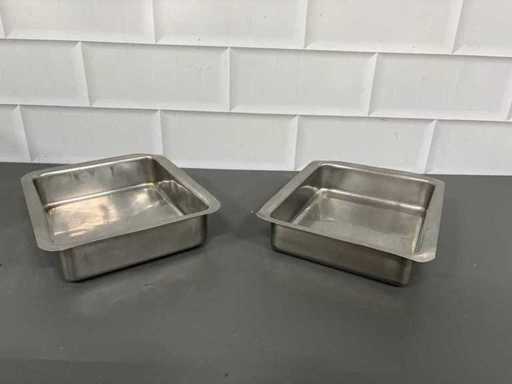 Edelstahl – Gastronorm-Tray (15x)