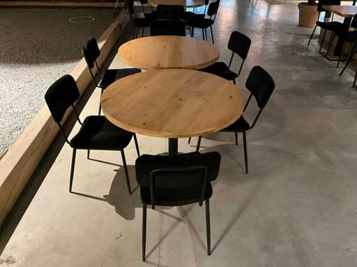 Satelliet Rond Eettafel met stoelen (2x)