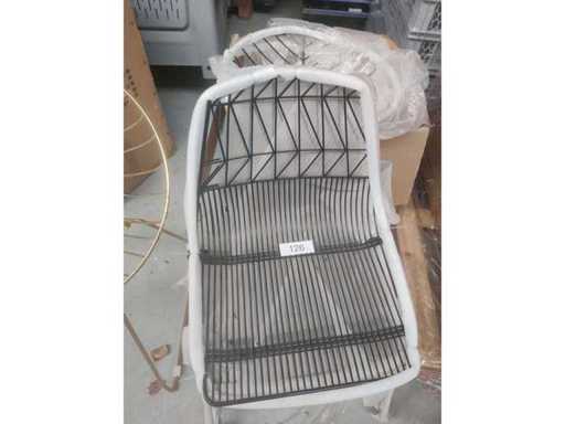 Dużo 10 fotelików kubełkowych (5xgold, 1x black, 4xwhite) (10x)