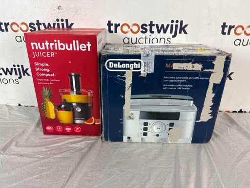 De'Longhi Magnifica S ECAM22.110.SB Espressomachine | Nutribullet Juicer 