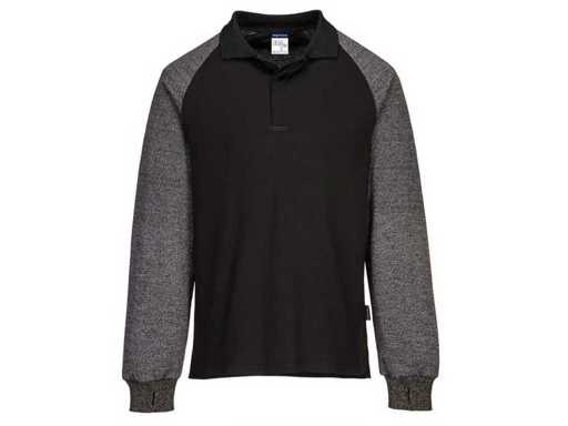 Portwest - CR15 - polo z rękawami odpornymi na przecięcia, rozmiar S (6x)