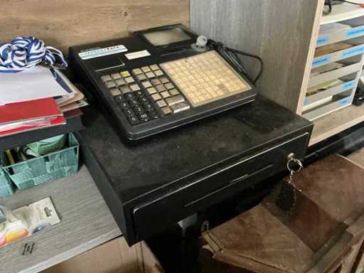 CASIO Registrierkasse mit Metallschublade