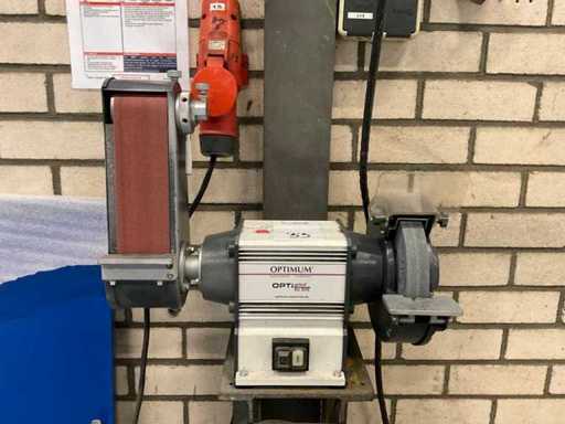 202 Optimum Optigrind GU 20S Werkbankslijpmachine