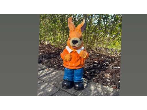 Easter Bunny / Paashaas H48cm Orange