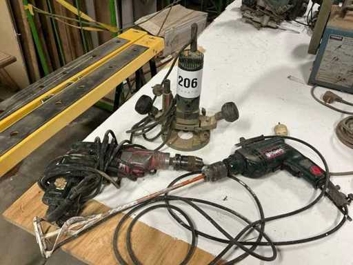 Autres matériaux de l’entrepreneur de Metabo (3x)