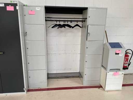 Personal-Gaderoben-Schließfachschrank
