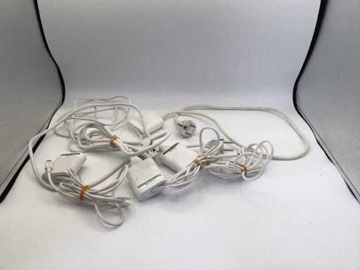 Adaptateur Dell USB-C blanc 45 watts Pièce d’ordinateur (4x)