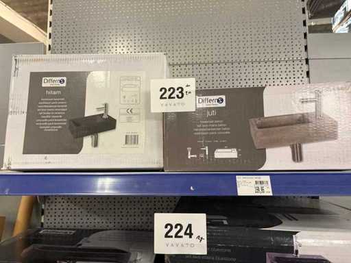 Differns Juti/Hitam Vari set di fontane (2 volte)