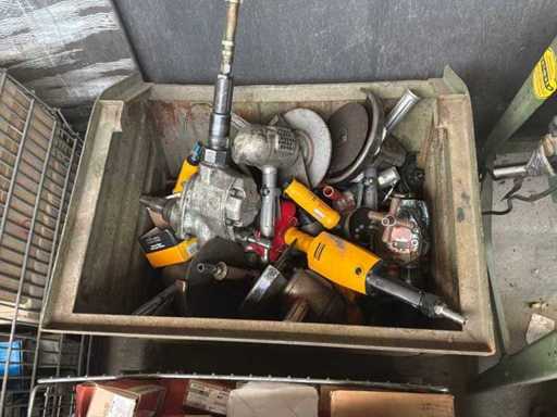 Set van verschillende slijpmachines