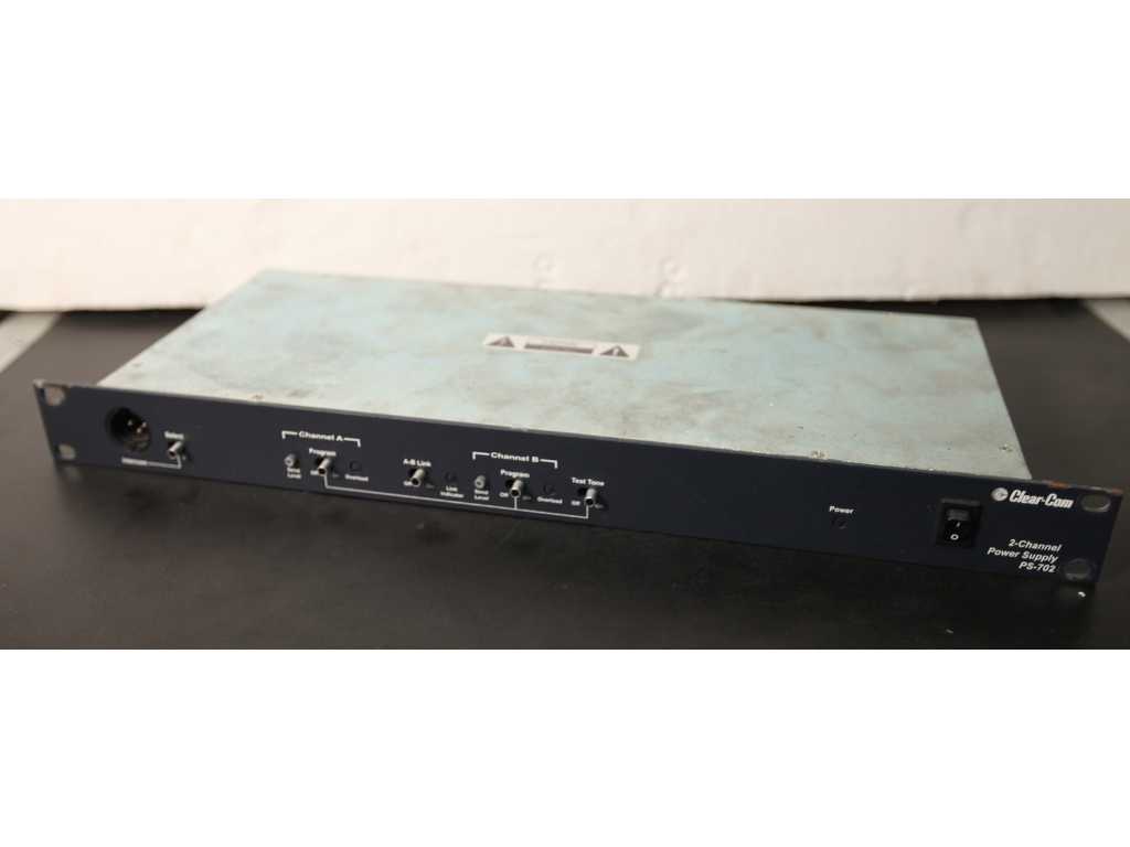 CLEARCOM - PS 702 - panou de control al interfonului cu fir cu 2 canale