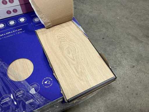 Quickstep - Alpha vinyl Bloom - Click - Pvc vloer 39 m2