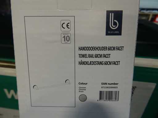 Blue Label – Handtuchhalter 60 cm (2x)