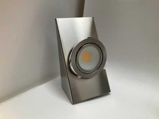 Set van 2 spotjes RVS