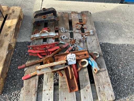 Lotto di materiale di montaggio a doppia ruota