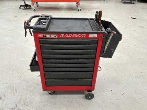 Carrello Facom Tool con contenuti