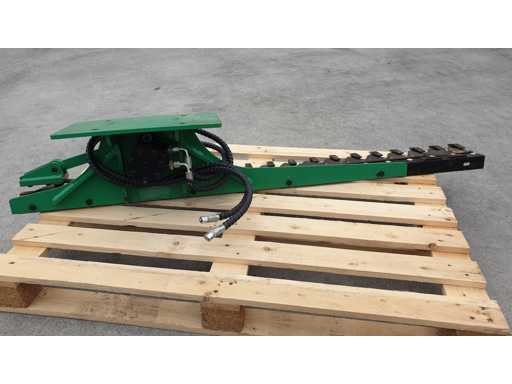 Mini excavator mowing blade 
