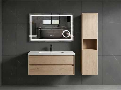 Mawialux bathroom furniture set 100cm - matte black