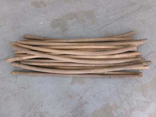 Schwed. Holzstiel für Schaufel / Pickel Mix, gebraucht (U2) (27x)