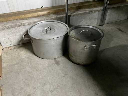 Aluminium pannen (2x)