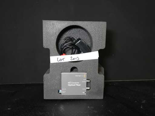 BLACKMAGIC - SET OF 2 BLACK MAGIC SIGNAL CONVERTER HD-SDI/3G TO OPTICAL FIBER - Video