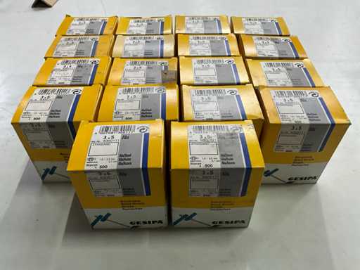 Gesipa 500 pezzi Rivetto cieco 3 x 5 (18x)