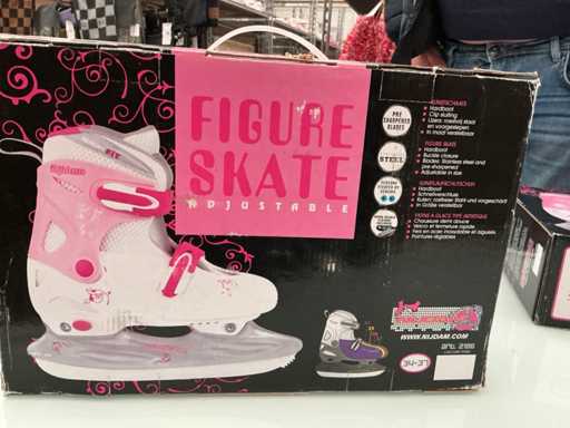Verstellbar. 2186. Eiskunstlauf.Größe 34
