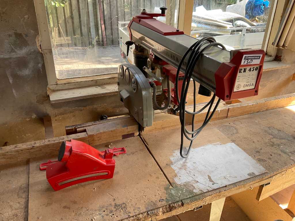 omga radial RN 450 Crosscut circular saw saw table